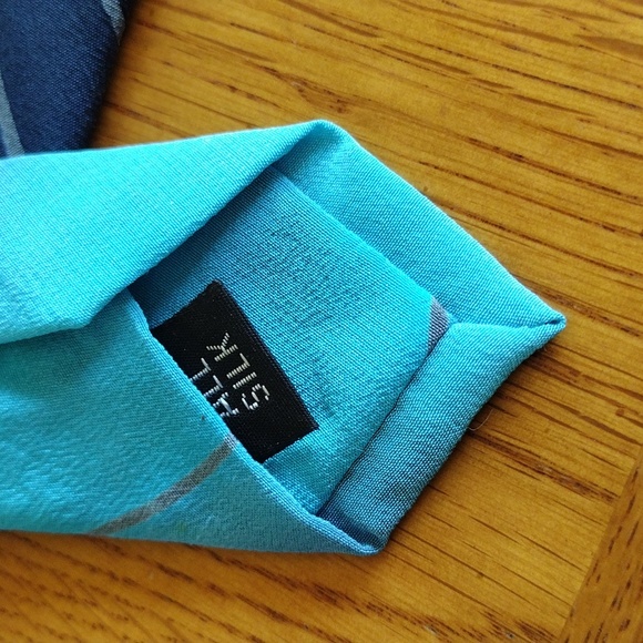 Marc Hauser Hand Painted Tie NWT All Silk Ship Captain Nautical - Picture 4 of 6